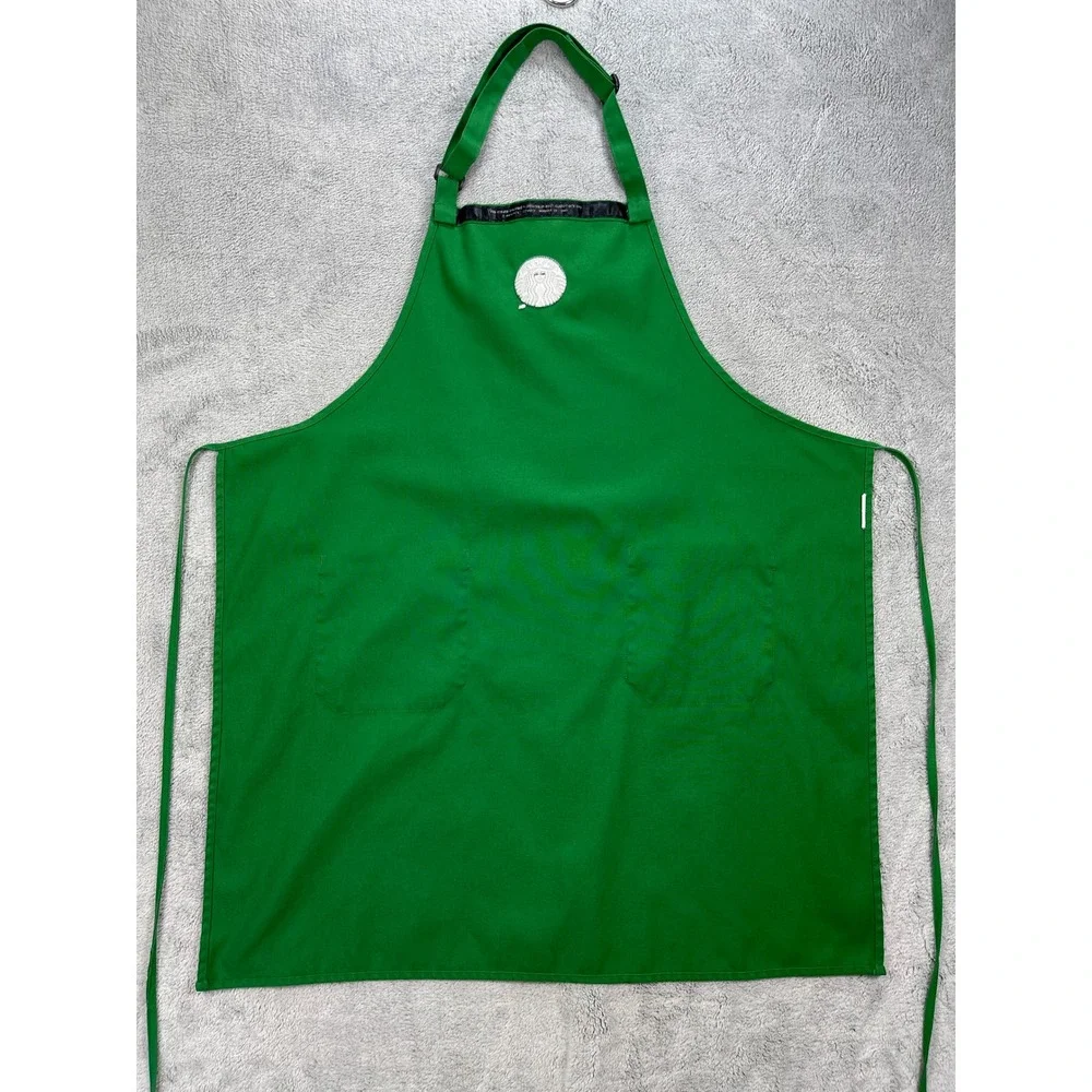 Starbucks Apron Unisex One Size Green Embroidered Siren Logo Bib Two Pockets